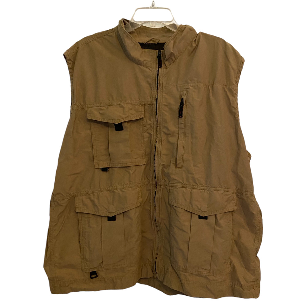RedHead Men's Khaki Multi-Pocket Outdoor Vest
